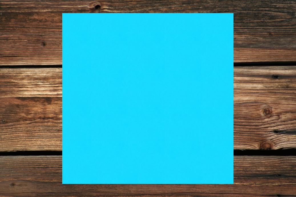 Einzelkarten 150x150 mm Ozeanblau 230 g/qm